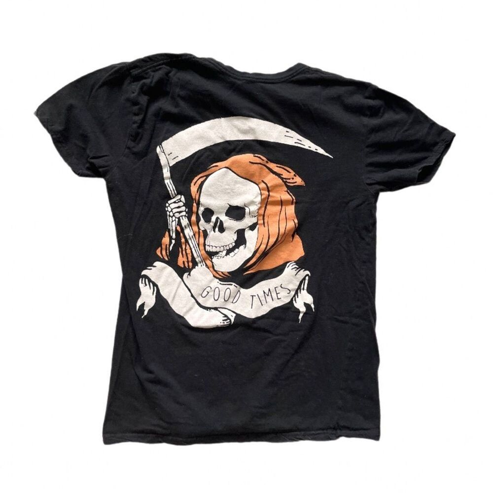 Black sheep REAPER skeleton GRAPHIC tee Unisex M GOOD TIMES